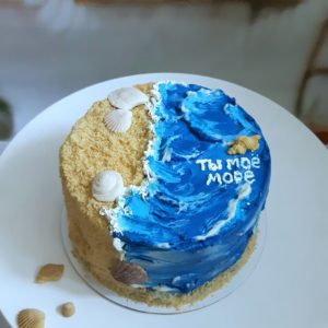 Бенто-торт "Ты мое море"