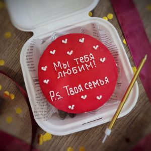 Бенто-торт "От семьи"